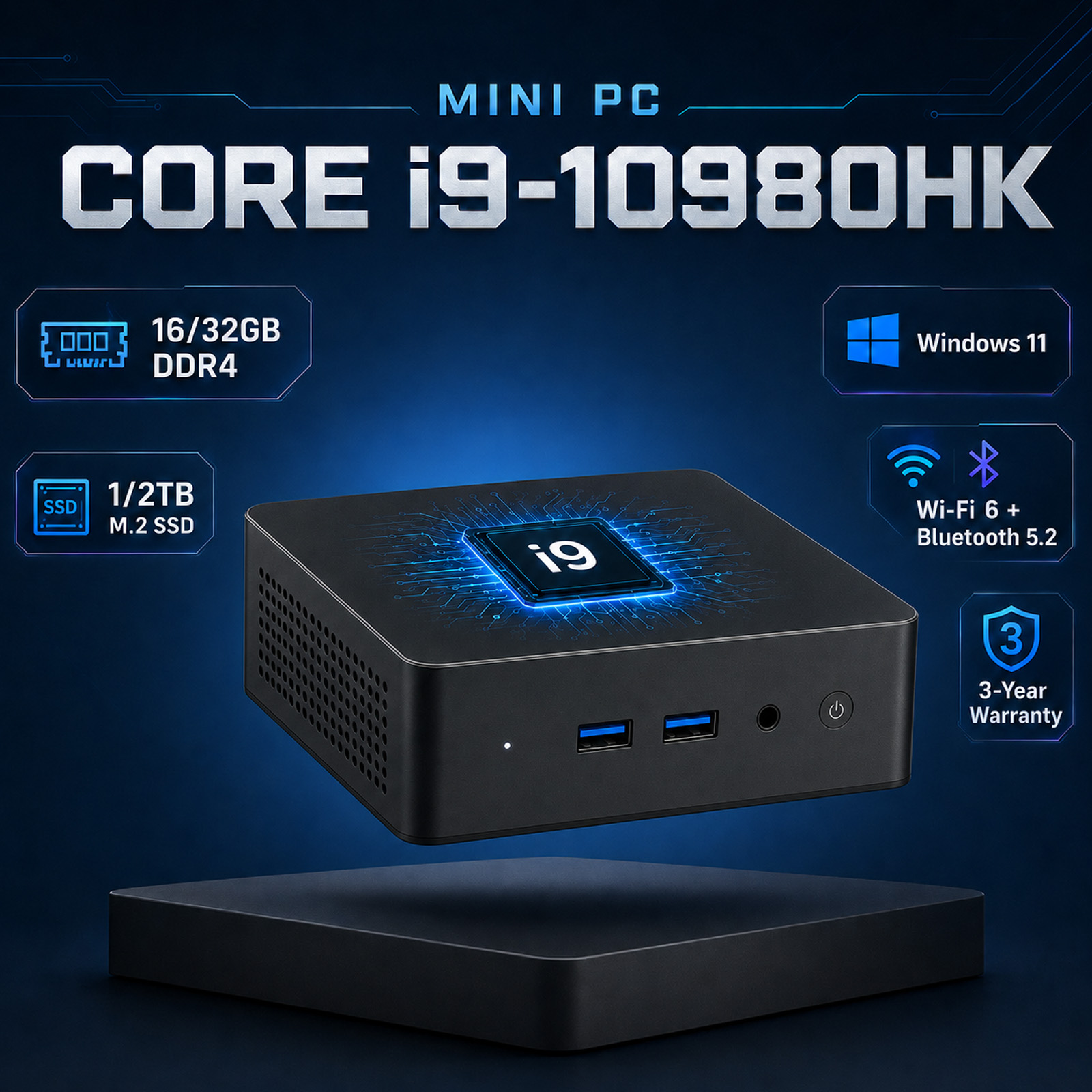 Pc Gaming Compact - MINI PC Computer with Windows 11
