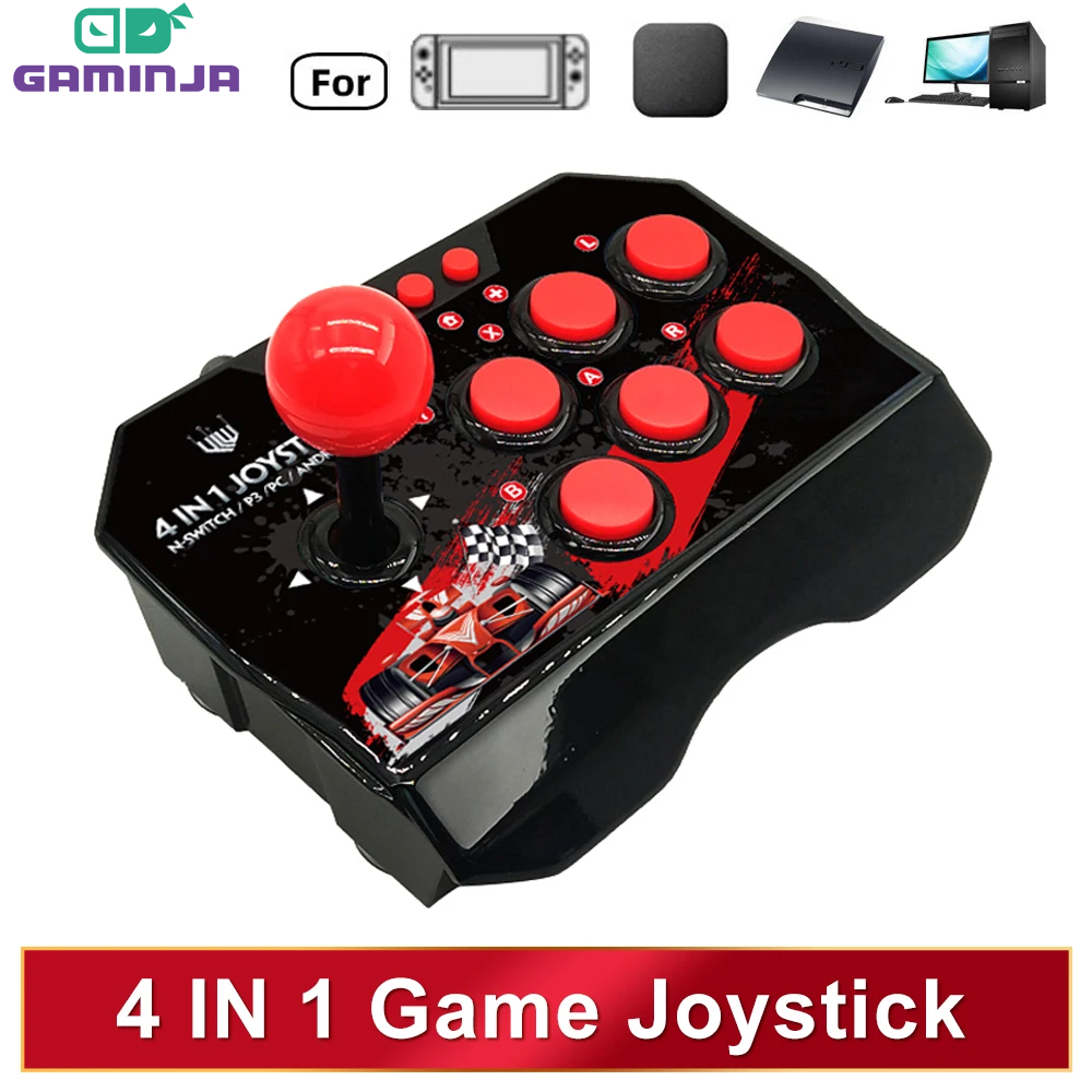 Pc Gaming Emulator - GAMINJA 4-in 1Game Joystick With 3M