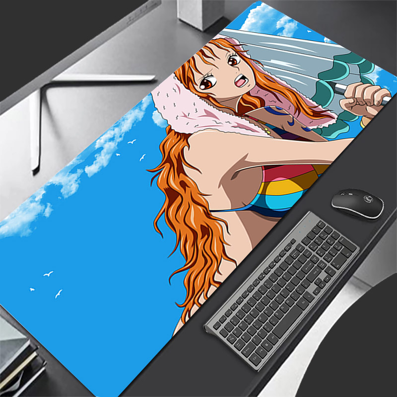 Pc Gaming Keyboard - Mouse Pad One Piece Durable Anime