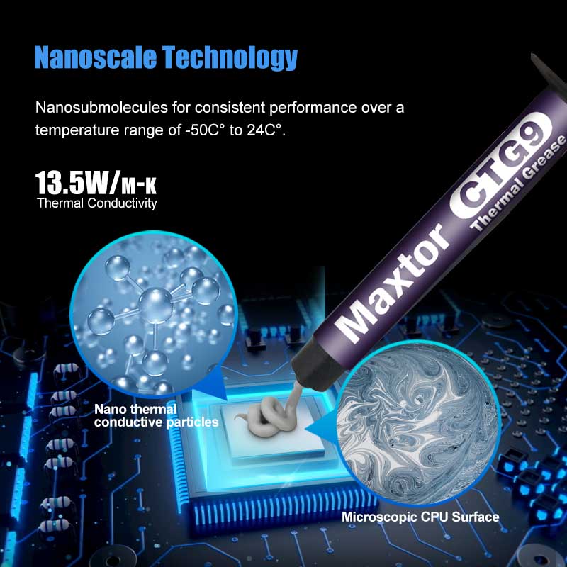Maxtor CTG9 1g 2g 4g 8g Therma - đánh giá và giá Thermal Paste