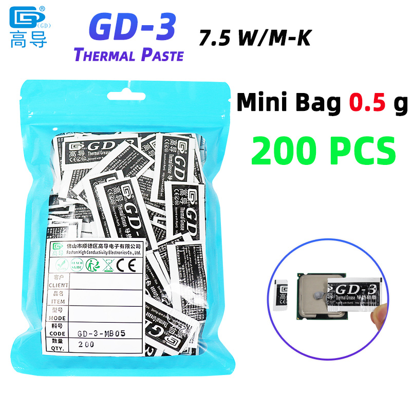Net Weight 0.5 Gram 200 PCS Gr - đánh giá và giá Thermal Paste