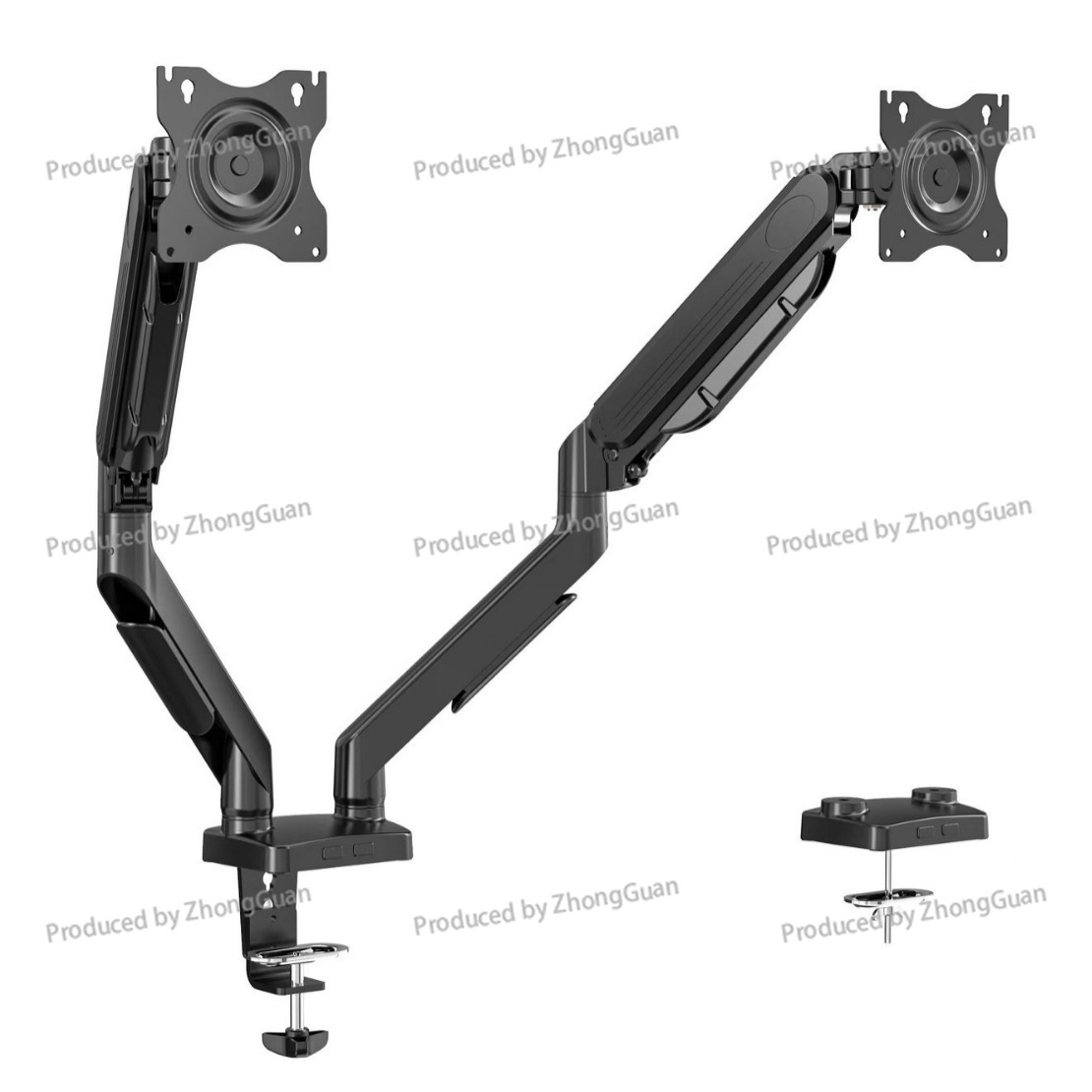 Gas Spring Dual-arm Monitor Mo - đánh giá và giá Dual Monitor Arm