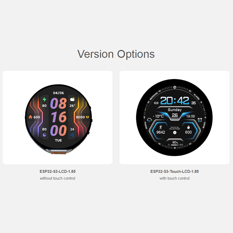 ESP32-S3 1.85 Inch Round Displ - đánh giá và giá Dual Monitor Arm