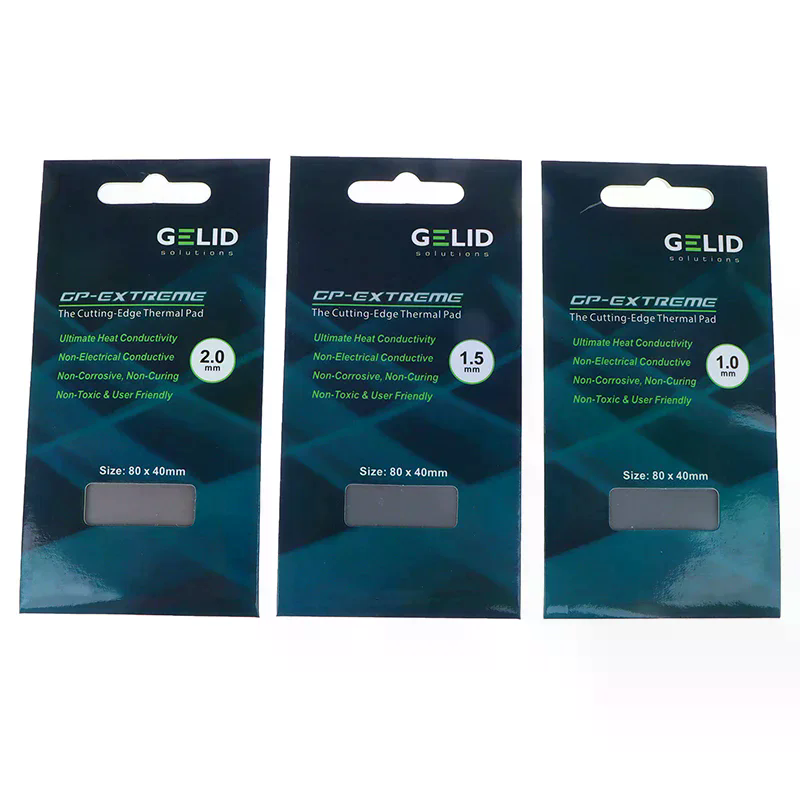 Gelid 15w/mk Thermal Pad Cpu/g - đánh giá và giá Thermal Paste