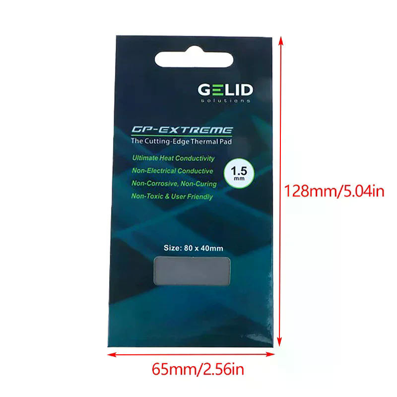 Gelid 15w/mk Thermal Pad Cpu/g - đánh giá và giá Thermal Paste