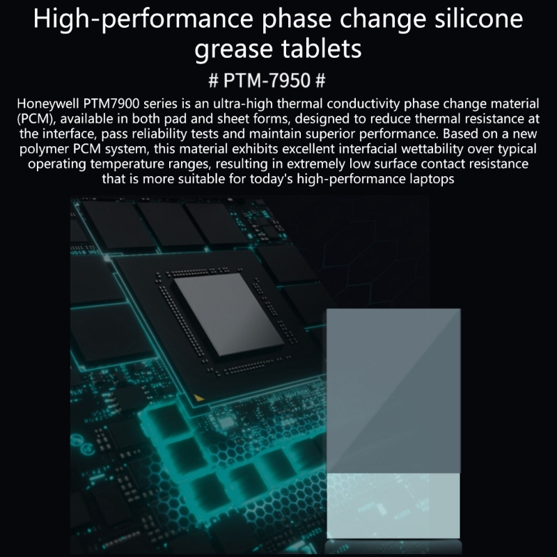 Honeywell PTM7950 8.5W Phase C - đánh giá và giá Thermal Paste
