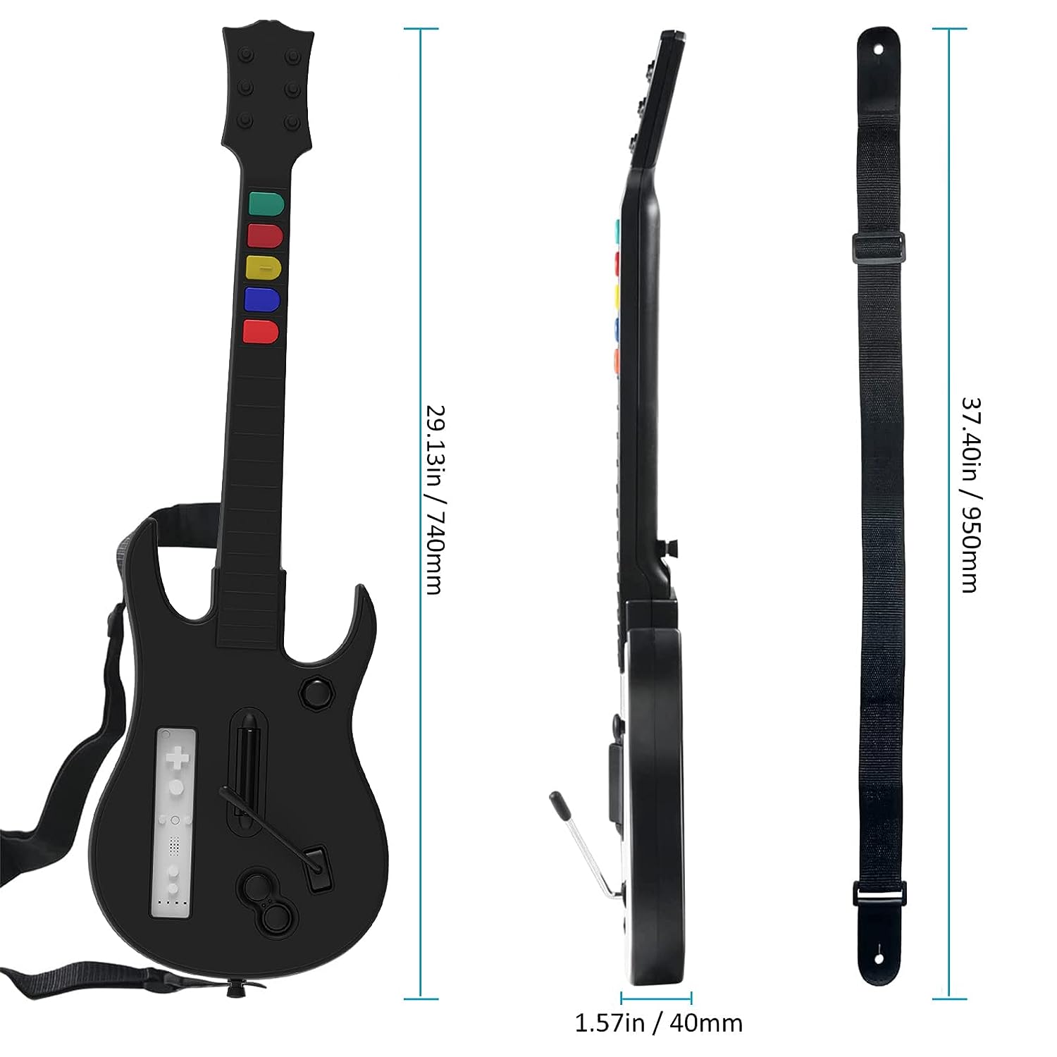 DOYO Wii Guitar Hero, Wireless - đánh giá và giá Pc Gaming Emulator