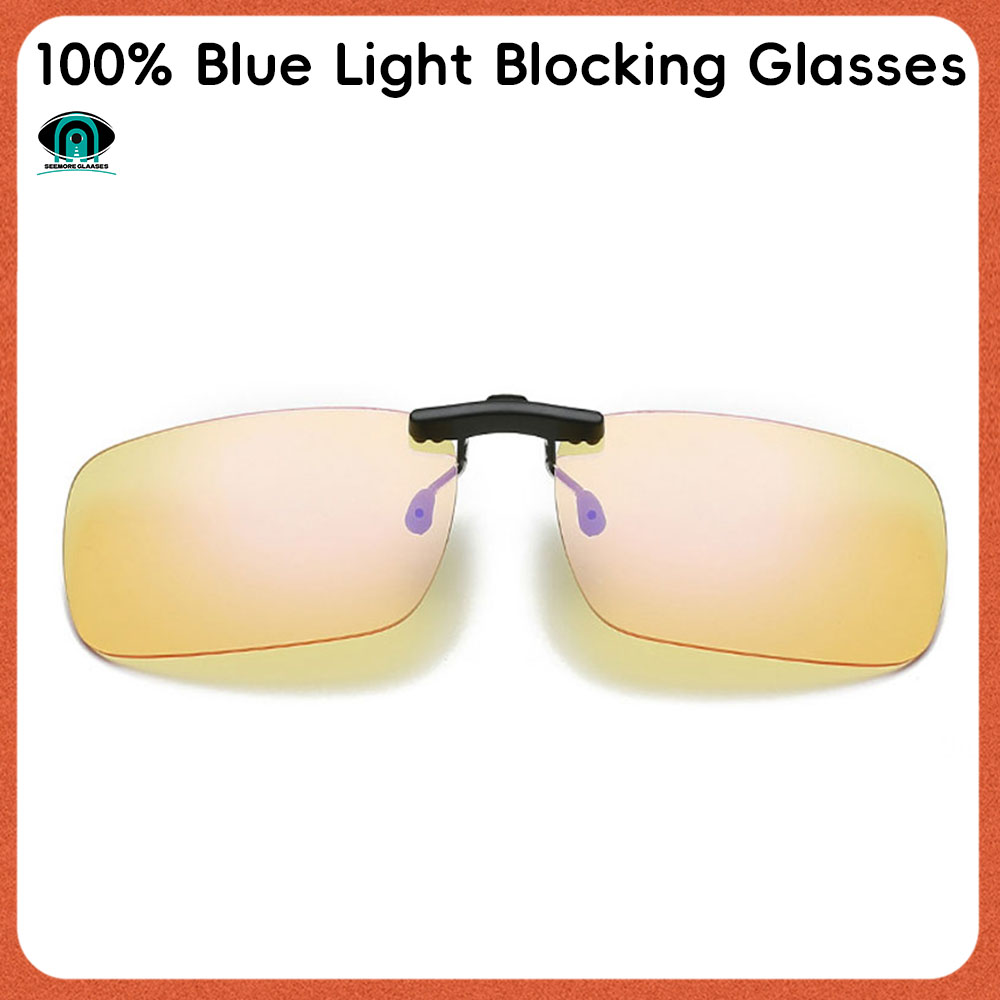 Clip 100% Blue Light Blocking  - đánh giá và giá Gaming Glasses Blue Light