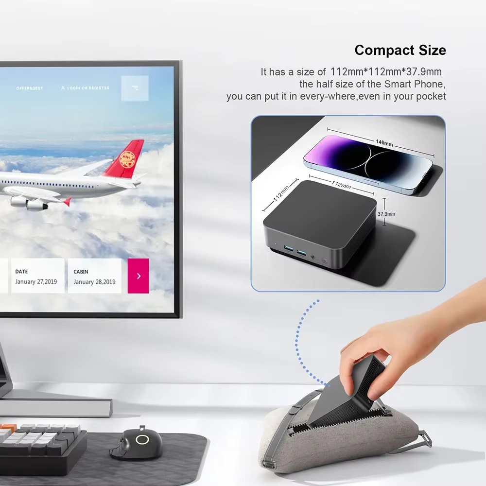 2026 Intel N150 Mini PC Protab - đánh giá và giá Pc Gaming Compact