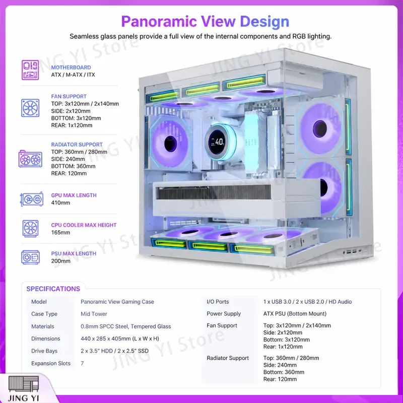New O11 Dynamic Mini V2 PC Cas - đánh giá và giá Pc Gaming Itx