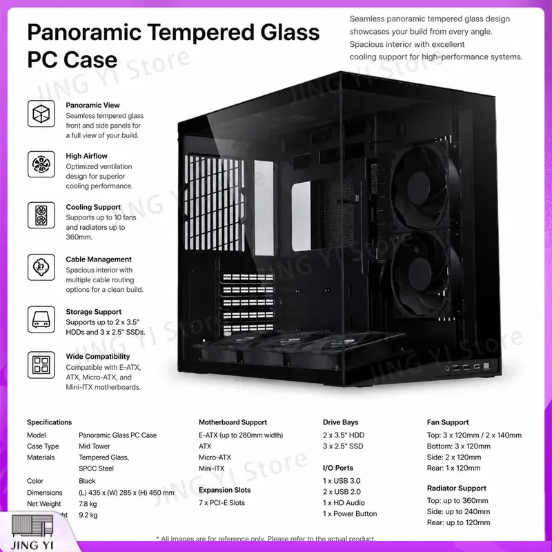 New O11 Dynamic Mini V2 PC Cas - đánh giá và giá Pc Gaming Itx