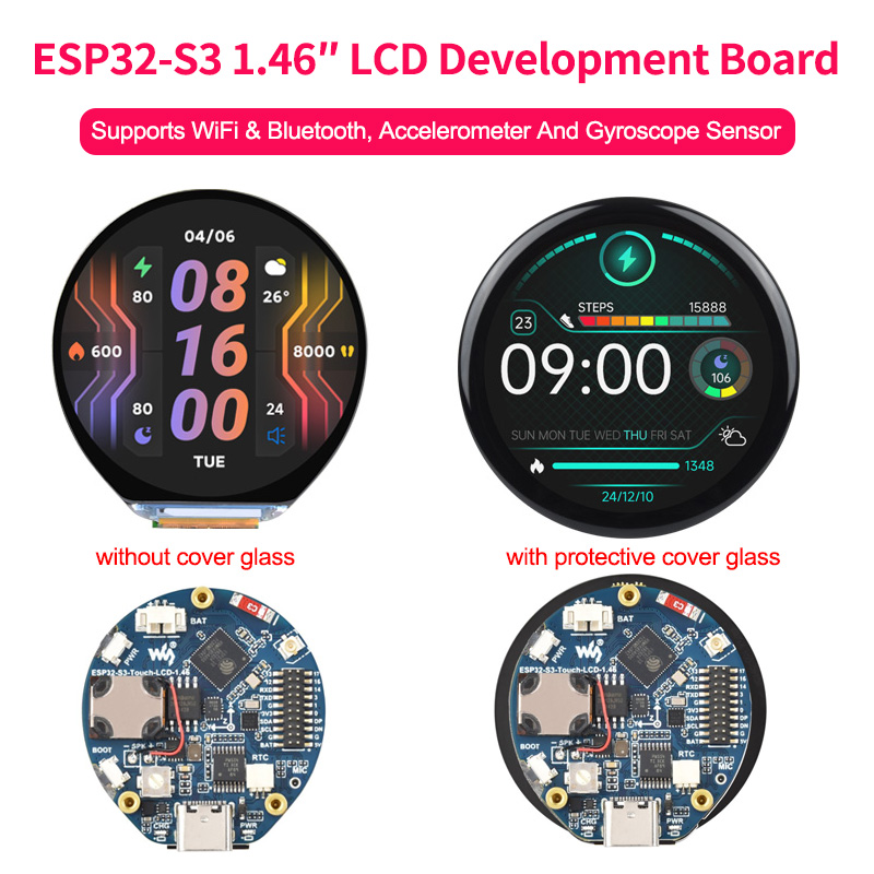 1.46 Inch Round Display ESP32- - đánh giá và giá Dual Monitor Arm