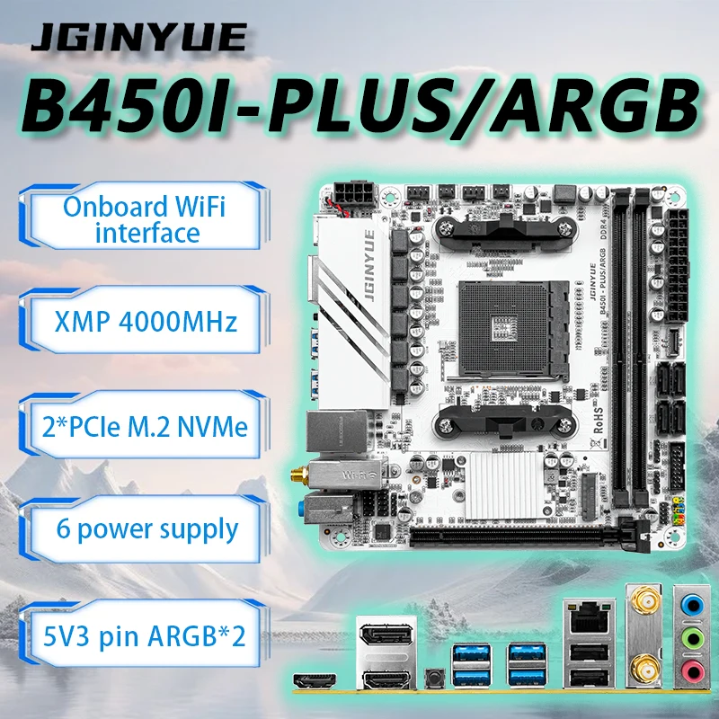 JGINYUE B450 ITX Motherboard S - đánh giá và giá Pc Gaming Itx