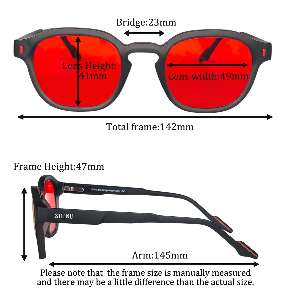 SHINU Brand Sleep Better Red L - đánh giá và giá Gaming Glasses Blue Light