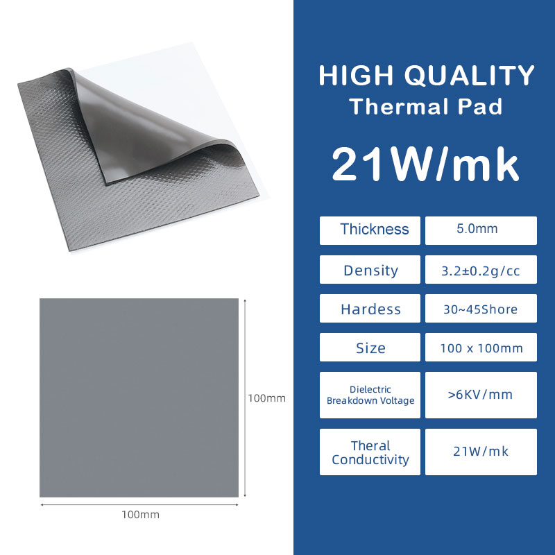 21W/mk 100X50x5.0mm Thermal Pa - đánh giá và giá Thermal Paste
