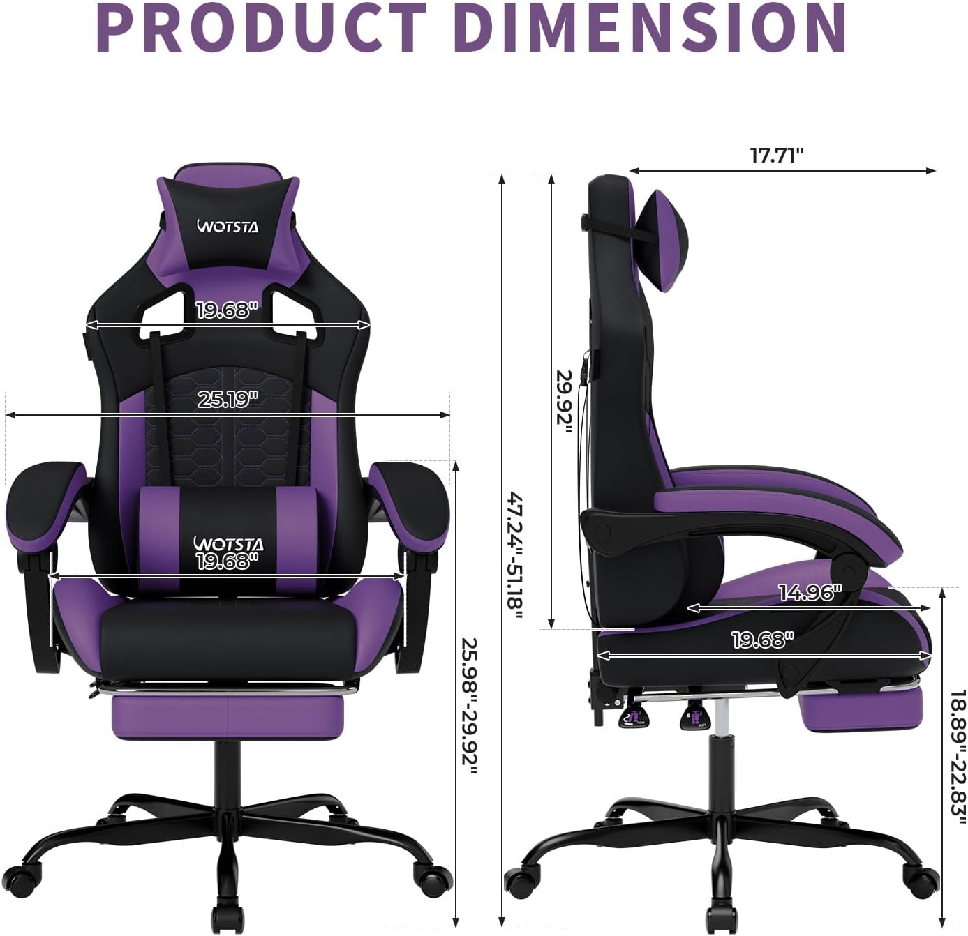Gaming Chair with Massage,Ergo - đánh giá và giá Pc Gaming Usa