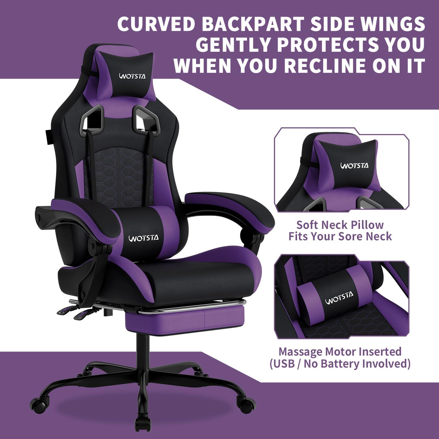 Gaming Chair with Massage,Ergo - đánh giá và giá Pc Gaming Usa